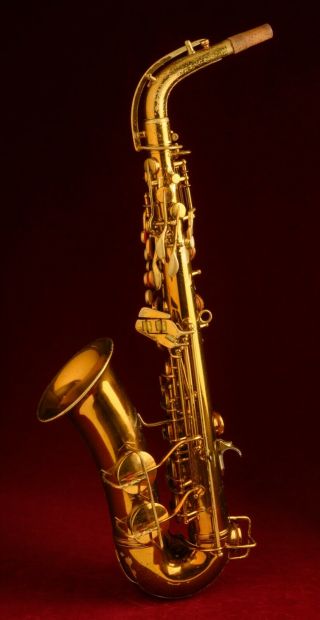 Vintage 1934 Conn 6M Transitional Alto Saxophone - NY Neck & Lacquer 6