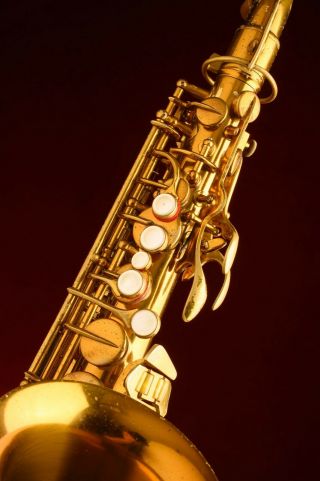 Vintage 1934 Conn 6M Transitional Alto Saxophone - NY Neck & Lacquer 7