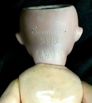 GOOGLY Armand Marseille Larger 323 Closed - Mouth Antique Doll Bisque Head German 5