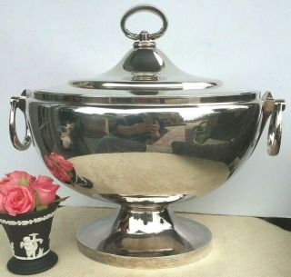 Gorham Antique Silver Soldered Neoclassical Large Soup Tureen