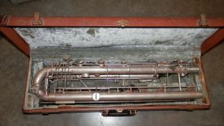 Vintage Leblanc Paperclip BBb Contrabass Clarinet Low D SN 187 11