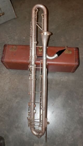 Vintage Leblanc Paperclip Bbb Contrabass Clarinet Low D Sn 187
