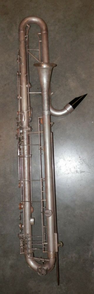 Vintage Leblanc Paperclip BBb Contrabass Clarinet Low D SN 187 2