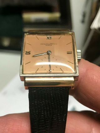 Patek Philippe possibly a 1408 or 1408 - 1 1940 ' s era Vintage Steel and Rose Gold 2