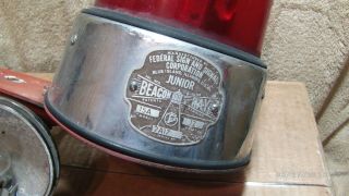 VINTAGE FEDERAL SIGN & SIGNAL JUNIOR BEACON RAY,  Model 15 - A 2