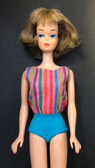 Vintage long haired American Girl Barbie Makeup And Full Hair 2