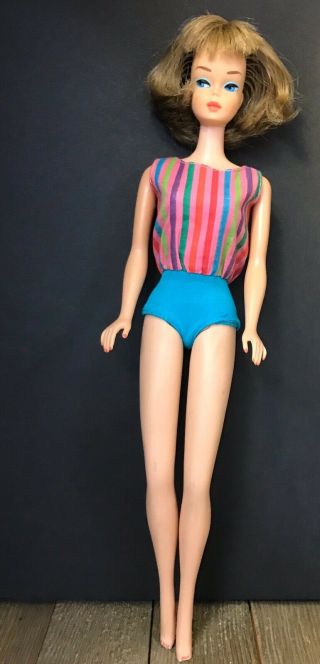 Vintage long haired American Girl Barbie Makeup And Full Hair 7