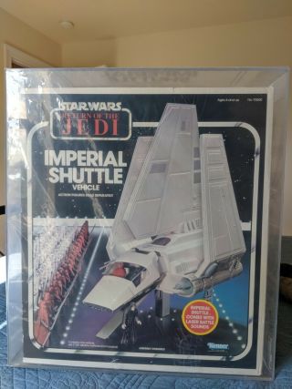 Vintage Kenner 1984 Star Wars Rotj Imperial Shuttle Afa 85 Rare