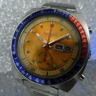 Vintage Seiko Pepsi 6139 - 6002 Chronograph Automatic Watch