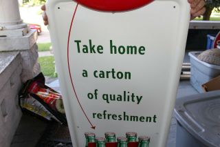 Rare Large Vintage 1954 Coca Cola Soda Pop Gas Station 54 