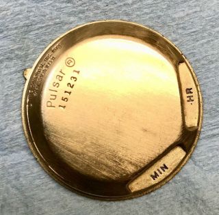 1973 Pulsar P3 Time Computer LED Watch Wristwatch 14k Gold Filled 10