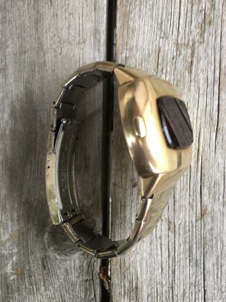 1973 Pulsar P3 Time Computer LED Watch Wristwatch 14k Gold Filled 5