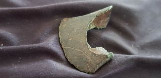 Exceedingly Rare Bronze Age Axe Head Part.  L115y