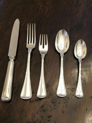 Buccellati Italy Milano Sterling Silver Five Piece Place Setting Flatware Set