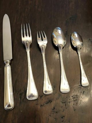 Buccellati Italy Milano Sterling Silver Five Piece Place Setting Flatware Set 2