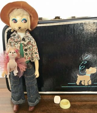 Peteena Poodle Doll /6 Hasbro 1966 Orig.  Outfit/9 Extra Outfit & Accessories 7