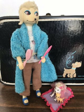 Peteena Poodle Doll /6 Hasbro 1966 Orig.  Outfit/9 Extra Outfit & Accessories 9