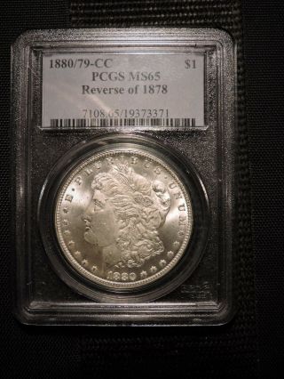 1880/79 - Cc - - - Vam 4 - - - Morgan Dollar - - - Pcgs Ms65 - - - Blast White,  Full Luster - - - Rare