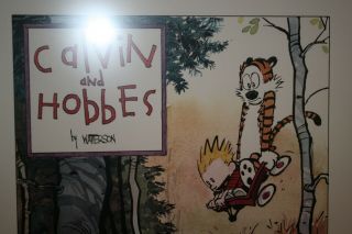 Rare Bill Watterson Calvin and Hobbes Signed Numbered Framed LE Lithograph 790 2