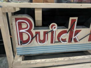 Old & Buick Lubricare Neon Dealership Sign Vintage Oil Drop 4