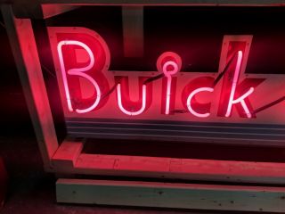 Old & Buick Lubricare Neon Dealership Sign Vintage Oil Drop 6