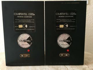 Chartwell LS3/5A BBC - monitors,  rare,  early 15 - ohm, 4