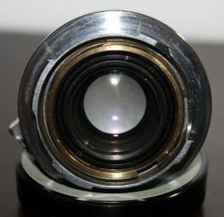 Vintage LEICA Summicron 35mm 1:2 M Mount 8 Element Lens With Caps 3