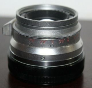 Vintage LEICA Summicron 35mm 1:2 M Mount 8 Element Lens With Caps 5