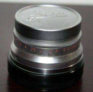Vintage LEICA Summicron 35mm 1:2 M Mount 8 Element Lens With Caps 6