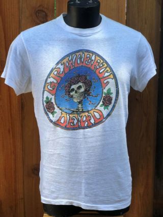Grateful Dead T Shirt Vintage 1970’s Jerry Garcia Bob Weir By Hanes