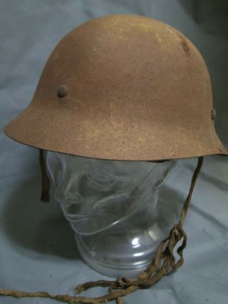 Vintage Wwii Japanese Army Helmet Japan Cap Hat M0404