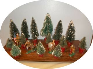 Large Group Of Trees For Diorama Or Train Layout Trees Only Barclay /britains