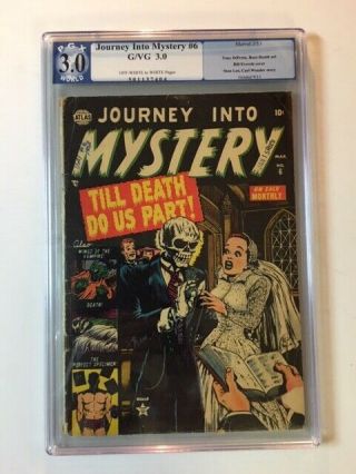 Journey Into Mystery 6,  Rare,  Huge Collectible,  Certified Unrestored.