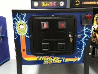 DATA EAST BACK TO THE FUTURE PINBALL MACHINE RARE N A BEAUTY MICHAEL J FOX 11