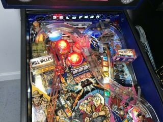 DATA EAST BACK TO THE FUTURE PINBALL MACHINE RARE N A BEAUTY MICHAEL J FOX 4