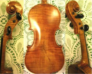Old Antique 19th Century Violin 4/4 See Video Tone Wood In Case W/bow