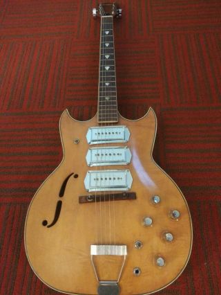 1960s Kay Doublecut Vintage Airline Swingmaster Guitar Barney Kessel