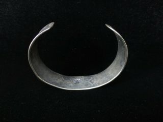 Antique Navajo Bracelet - Coin Silver Cuff 2