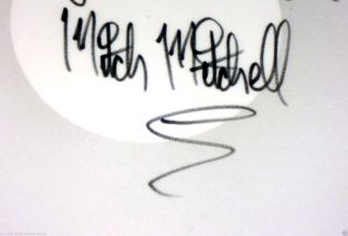 JIMI HENDRIX EXPERIENCE SIGNED AUTOGRAPHED MITCH MITCHELL DRUM HEAD W/INSCR RARE 3