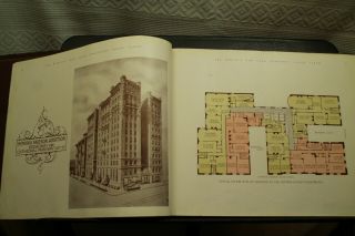 rare antique old Architecture book Loose Leaf Album of York Apartment Houses 3