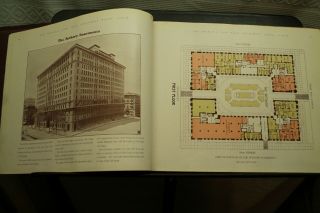 rare antique old Architecture book Loose Leaf Album of York Apartment Houses 4