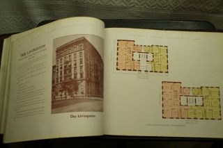 rare antique old Architecture book Loose Leaf Album of York Apartment Houses 7