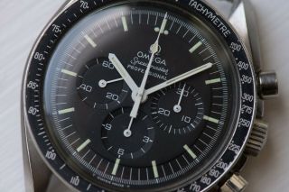 Vintage Omega Speedmaster 145.  022 - 69 ST Straight Writing Cal.  861 Moon Watch 2