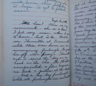 WW2 Diary 1943 - 44 WAC private,  Womans Arwy Corp.  diary. , . 8