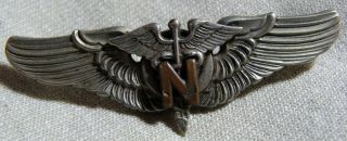 Wwii Usaaf Army Air Force Flight Nurse Sweetheart Wings 2 " N.  S.  Meyer Inc.