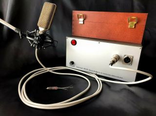 1964 Lomo 19a13 Tube Condenser Microphone Vintage Set