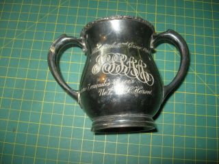 St.  Paul School Shattuck Crew 1910 Marked Trophy Antique Vintage Rare Early Nr