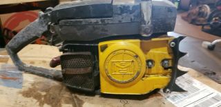 Vintage Mcculloch Pro 81 Chainsaw muscle saw collector power head 2