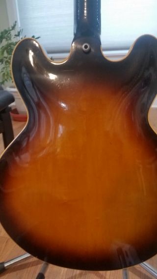 Vintage 1961 Gibson EB - 2 Electric Bass Guitar with case. 8