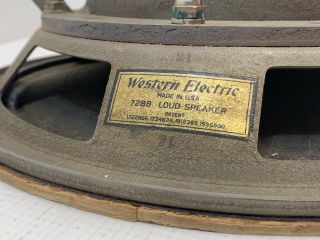 Western Electric 728 - B Speaker 12.  5” Vintage 2